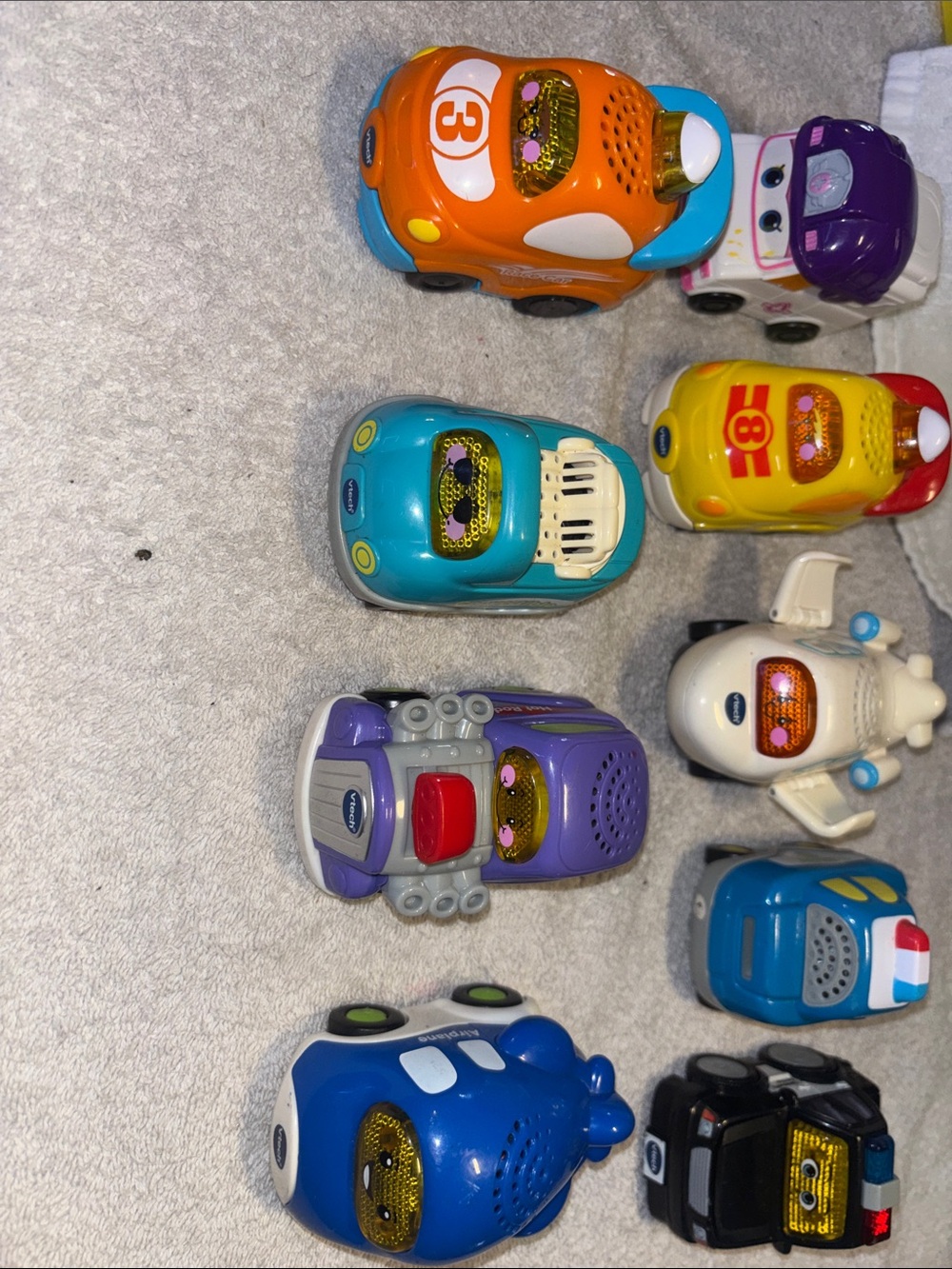 8- Vtech go go smart wheel vintage cars all work